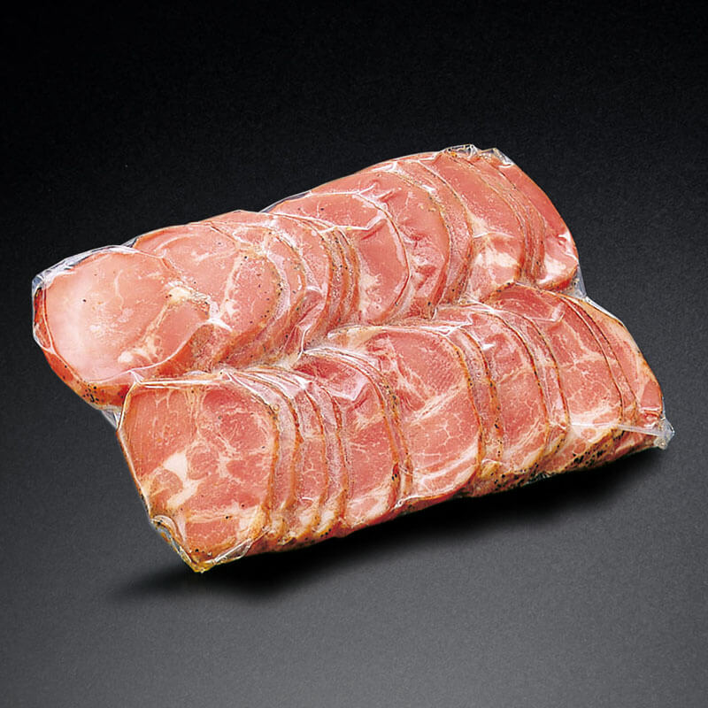 ［箱売］GFC 黒糖ローストポーク スライス 約312枚（500g・約26枚入×12袋）〈冷凍〉