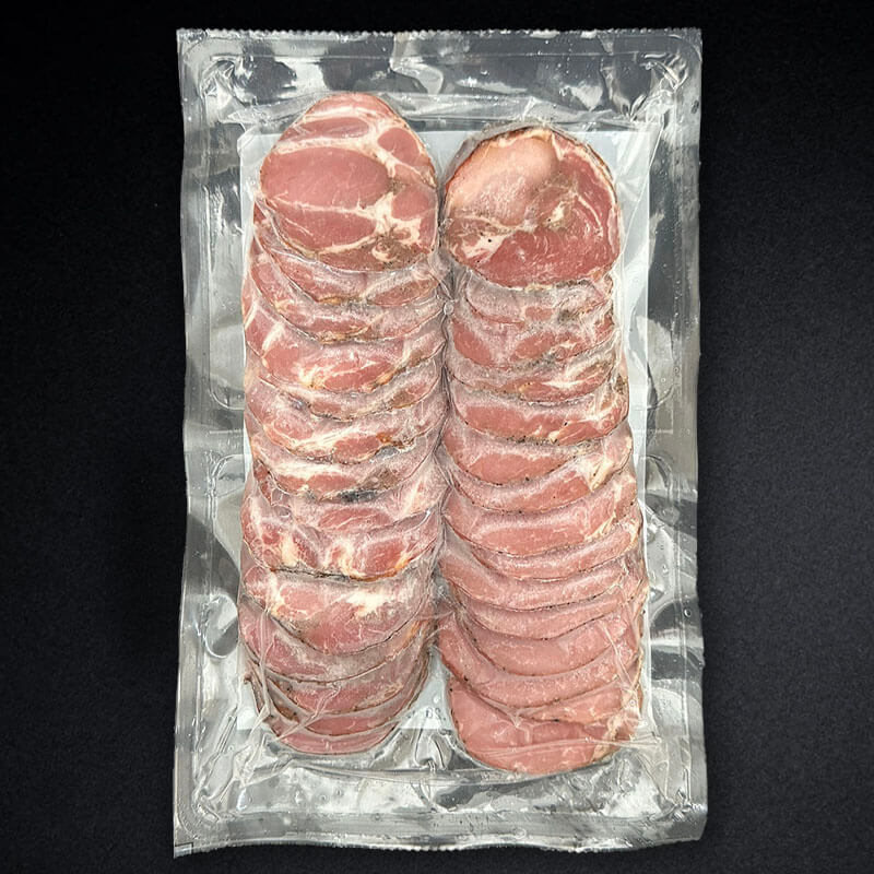 ［箱売］GFC 黒糖ローストポーク スライス 約312枚（500g・約26枚入×12袋）〈冷凍〉