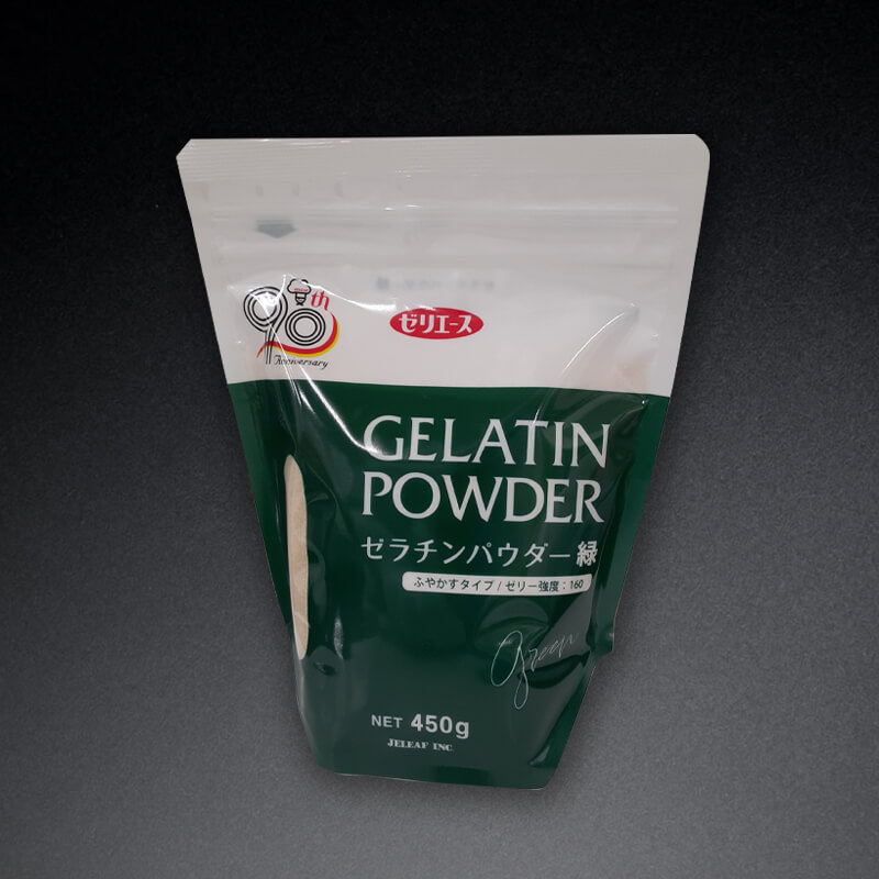 ゼラチンパウダー -緑- 450g入×40セット｜飲食業務用仕入れ注文専門