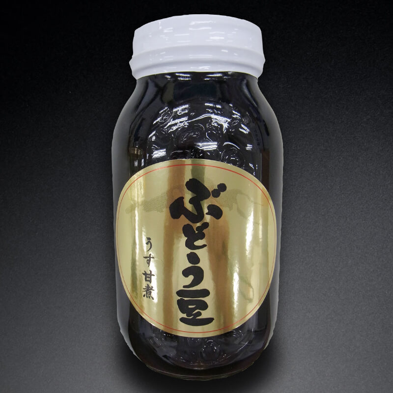 ぶどう豆 金ラベル 2L 650g・約300粒入×12本｜飲食業務用仕入れ注文