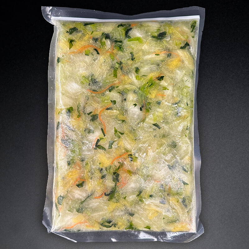 ［小売］江戸菜と白菜の彩り浅漬（500g入）〈冷凍〉