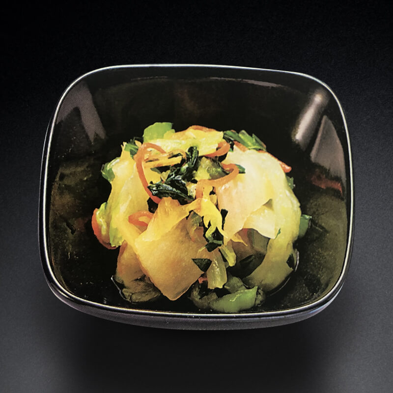 ［小売］江戸菜と白菜の彩り浅漬（500g入）〈冷凍〉