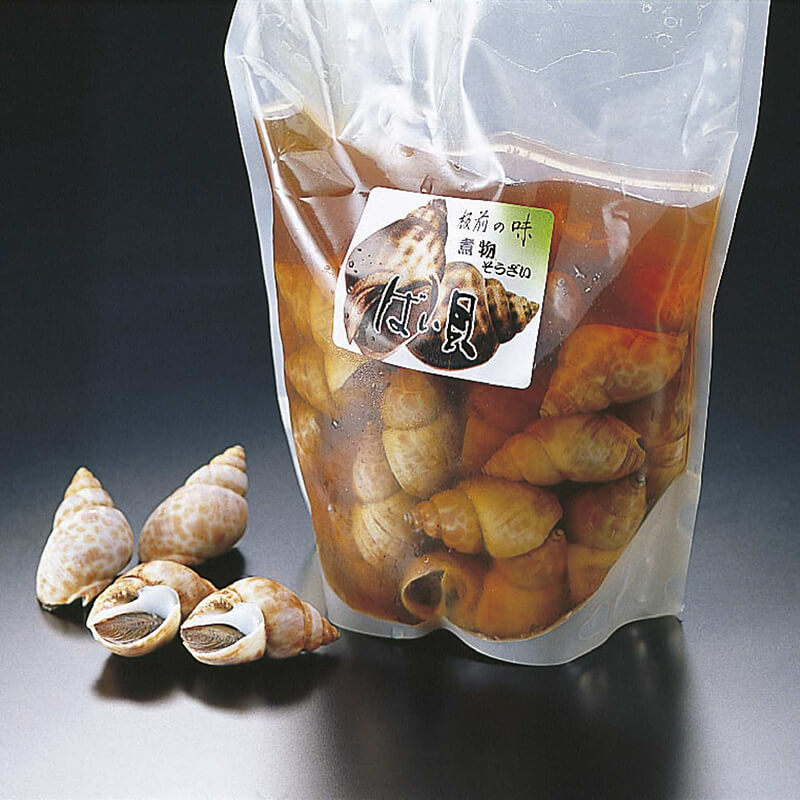 味付ばい貝 固形約1kg・45粒入×8袋｜飲食業務用仕入れ注文専門