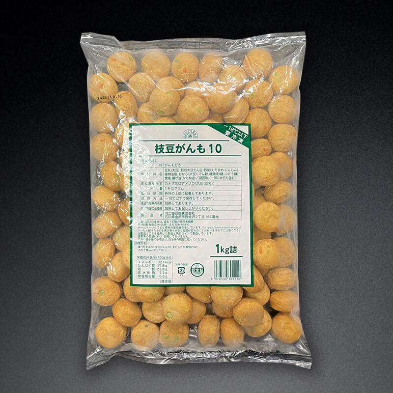 枝豆がんも 1kg・約100個入×6袋｜飲食業務用仕入れ注文専門 フーディー