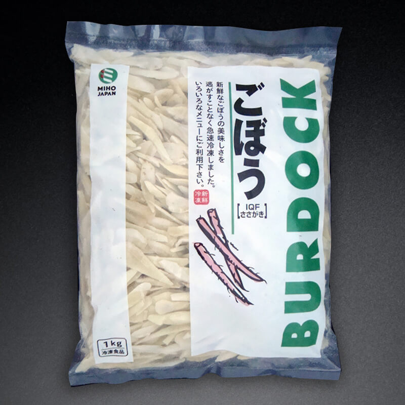ゴボウささがき IQF 固形約1kg入×10袋｜飲食業務用仕入れ注文専門