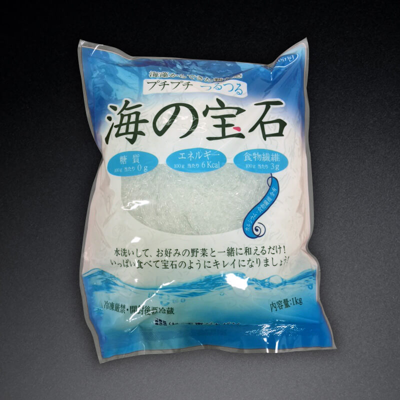 海の宝石 海藻麺クリスタル 1kg入×12袋｜飲食業務用仕入れ注文専門