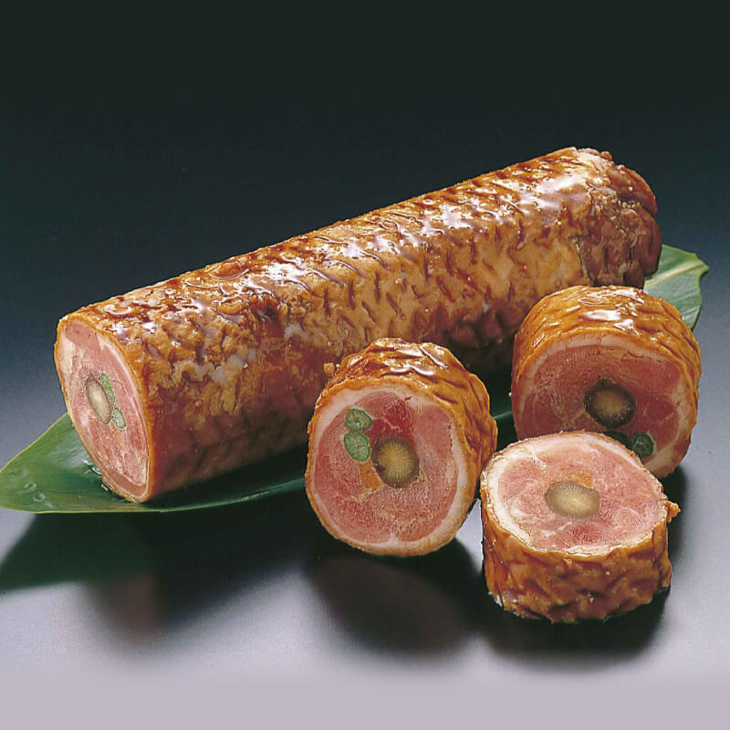紅茶鴨ジャンボ三色巻 約550g入×20本｜飲食業務用仕入れ注文専門