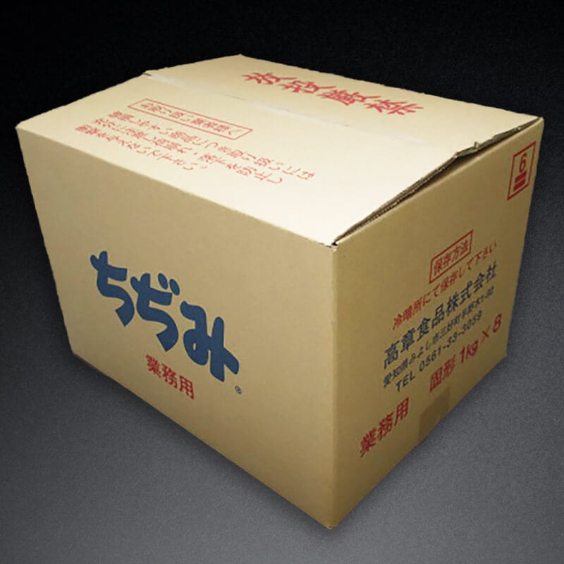 国産 ちぢみこんにゃく 固形約1kg入×8袋｜飲食業務用仕入れ注文専門