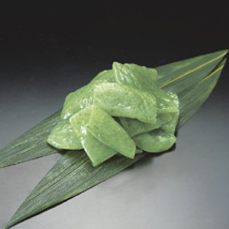 国産 GFC さしみこんにゃく -緑- 500g入×15袋｜飲食業務用仕入れ注文