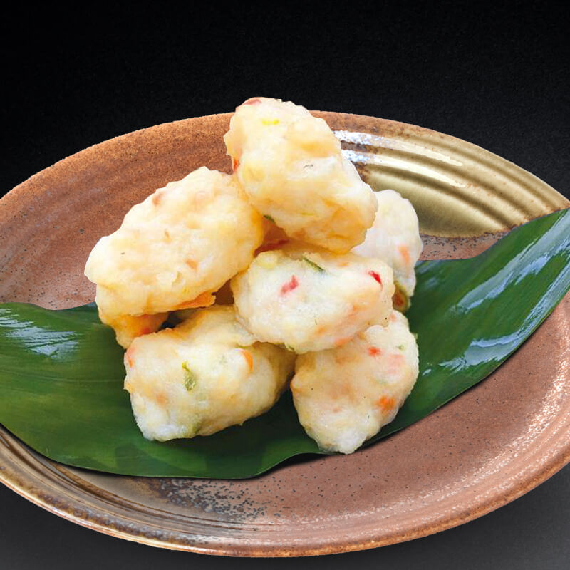 京都九条ネギ鶏つくね天 500g・約43-48個入×20袋｜飲食業務用仕入れ