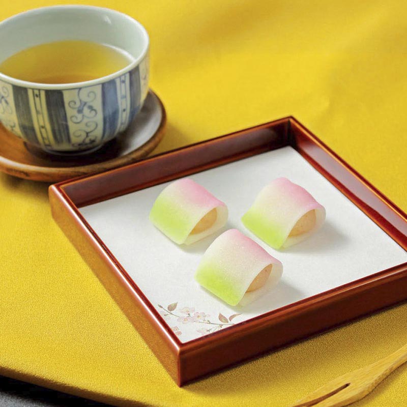 ［箱売］落とし文 -春の三色餅- 450個（15個入×30セット）〈冷凍〉