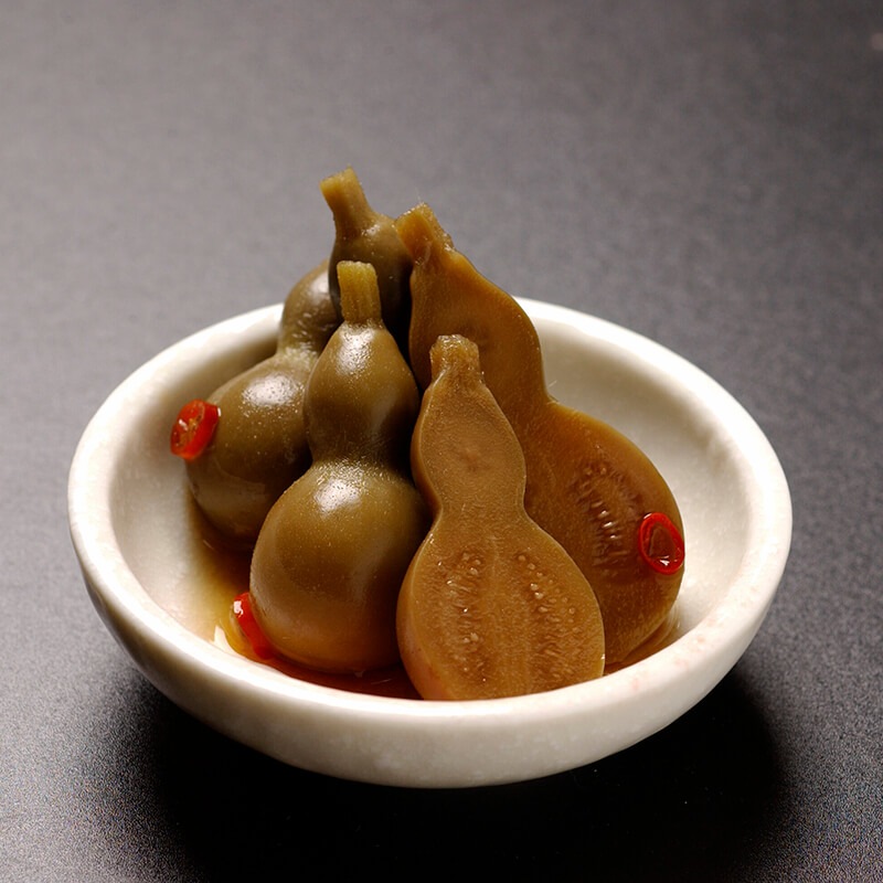 ひょうたん しば漬ひょうたん -赤- 500g入×10袋｜飲食業務用仕入れ注文専門