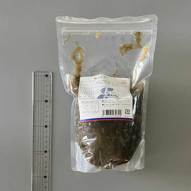 ［小売］順才もずく（固形約700g/1kg入）〈冷凍〉