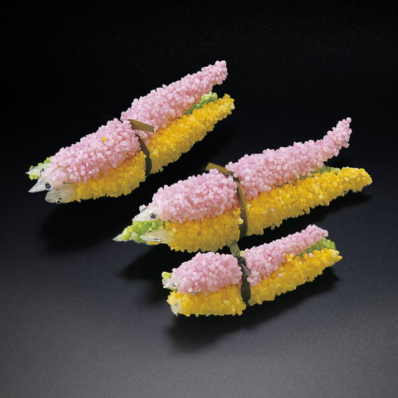 ［箱売］白魚三色揚げ［小・約8g/個］480個（40個入×12セット）〈冷凍〉