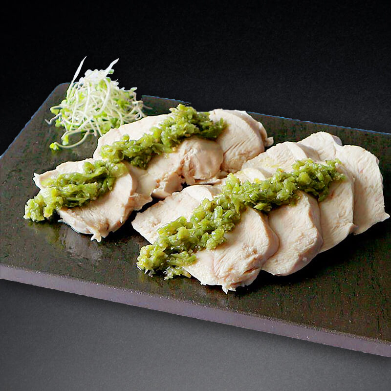 ［箱売］安曇野産 塩だれわさび 100袋（150g入×50袋×2）〈冷凍〉