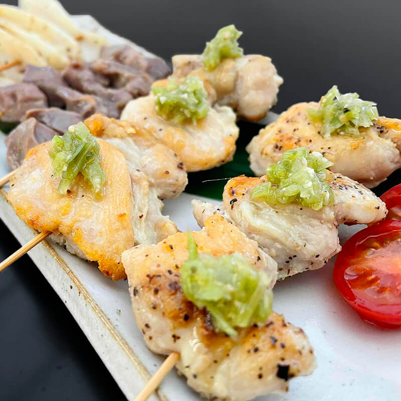 ［箱売］安曇野産 塩だれわさび 100袋（150g入×50袋×2）〈冷凍〉