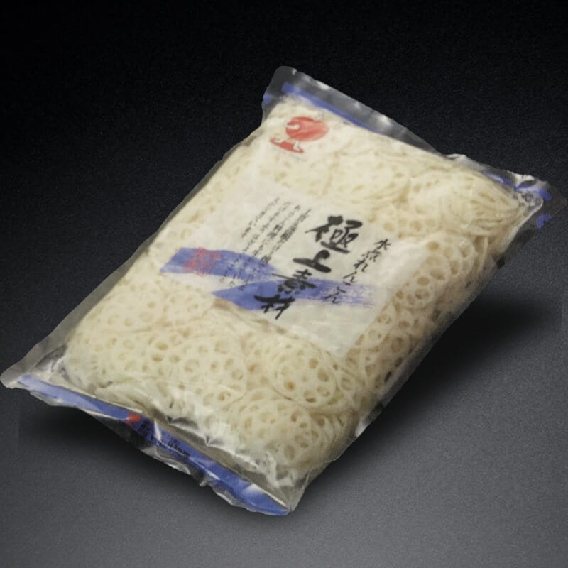 水煮蓮根チラシ 1kg・約320-400枚入×10袋｜飲食業務用仕入れ注文専門