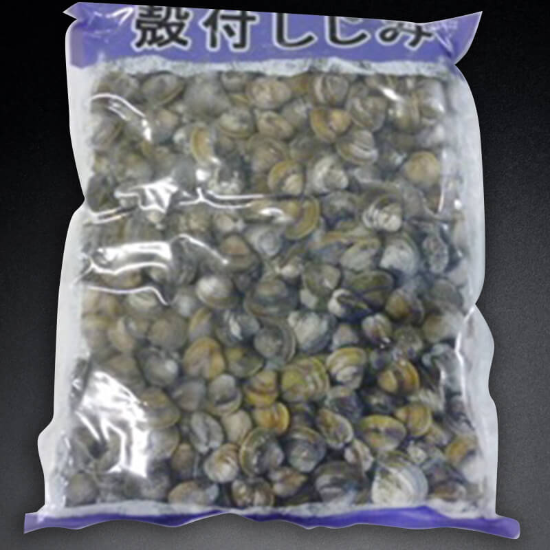 殻付しじみ 生冷 1kg・約300-500粒入×6袋×2｜飲食業務用仕入れ注文専門