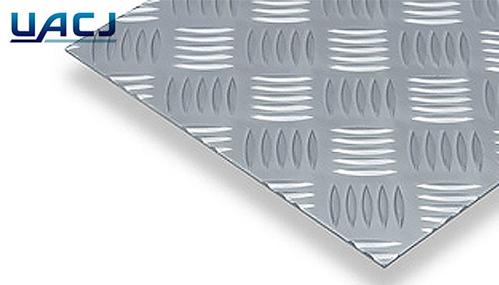 アルミ縞板 3.5mm 1250mmx2500mm 切断無料 縞鋼板 チェッカープレート