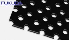 カラーエース パンチング 5φ8P ブラック 21,500円/枚 1000×2000 C237FF 福田金属 3mm パンチングメタル アルミ複合板 1x2 アルポリック板 黒 コンポジット工業 送料