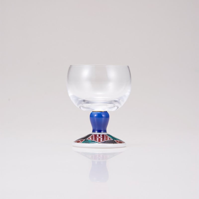 馬上グラス（無地）石畳（四面）