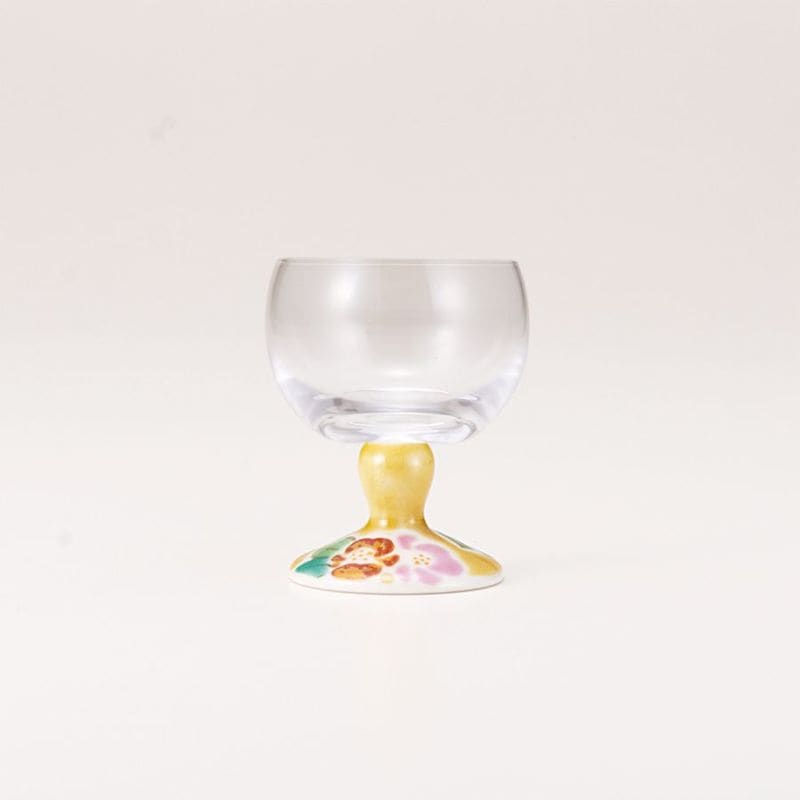 馬上グラス（無地）山茶花アメ釉