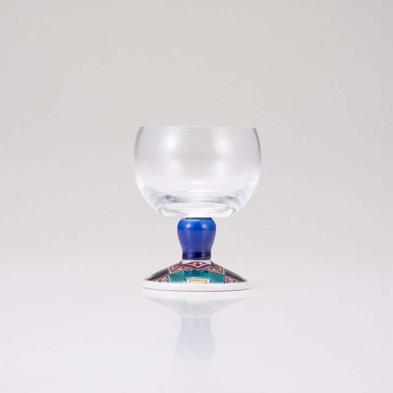 馬上グラス（無地）石畳（四角）