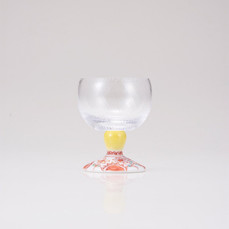 馬上グラス（斜）フラワー