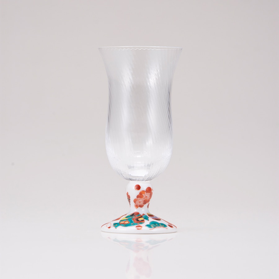 冷酒グラス（斜）宝尽し | ○絵柄から選ぶ,宝尽し | 九谷和グラス