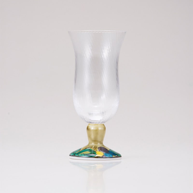【限定商品】冷酒グラス（斜）ぶどうアメ釉
