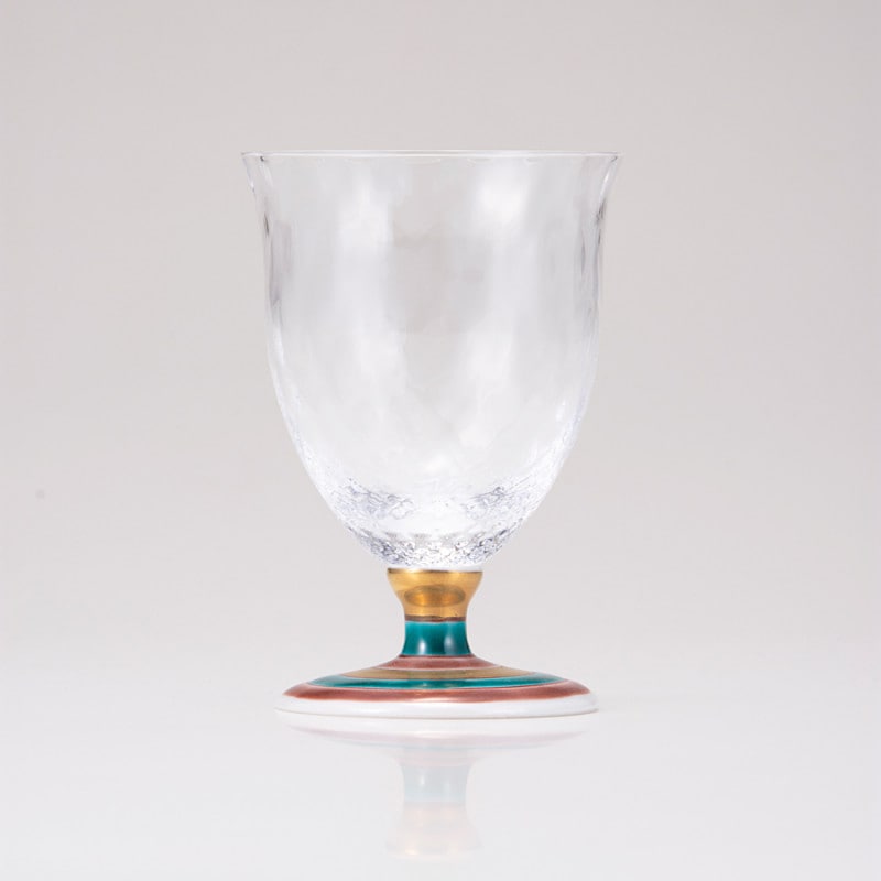 フリーグラス小（格子）こまレッド