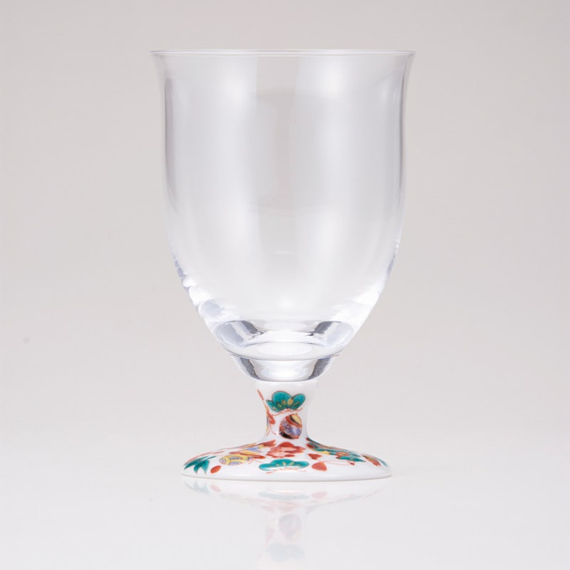 フリーグラス中（無地）宝尽し