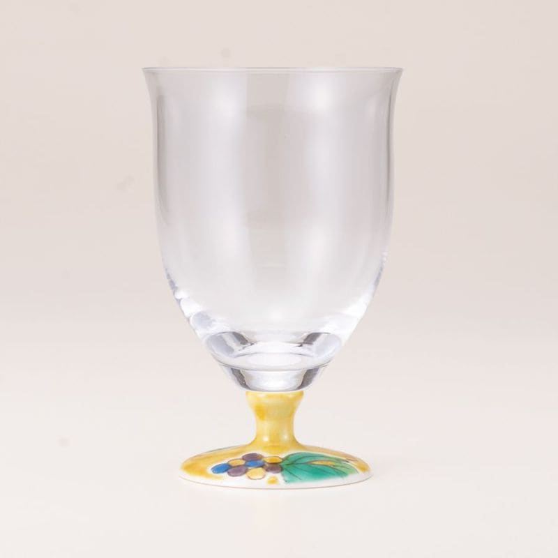 フリーグラス中（無地）ぶどうアメ釉