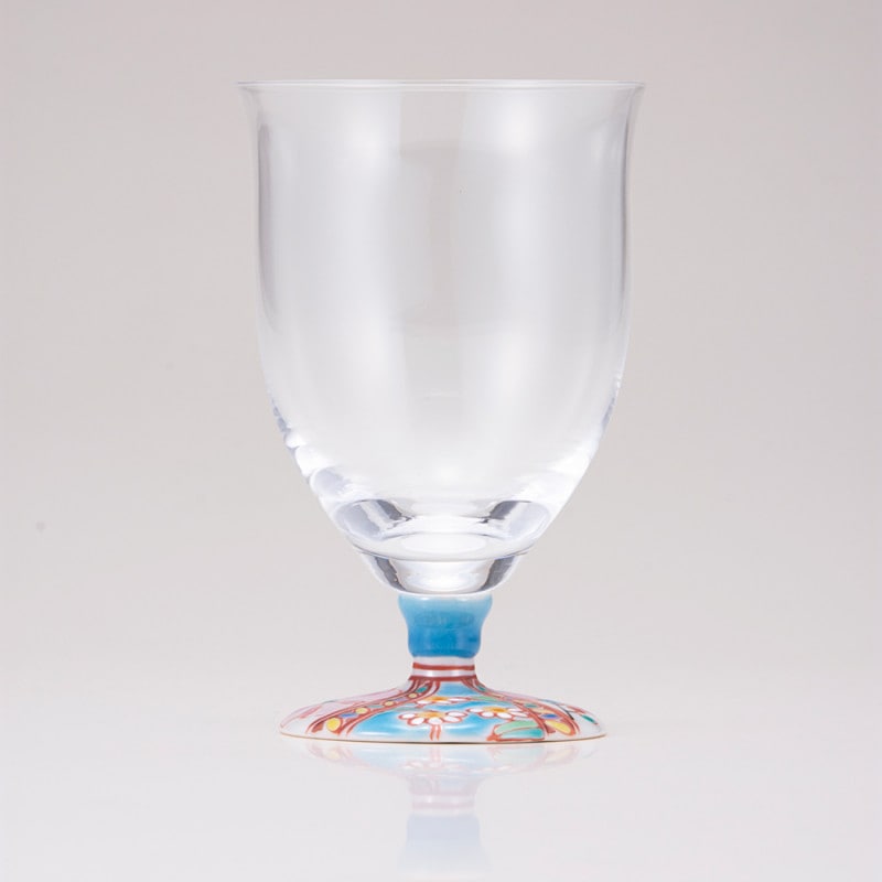 フリーグラス中（無地）花のタペストリー