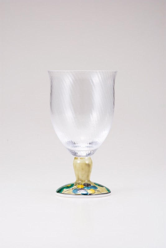 フリーグラス大（斜）ぶどうアメ釉