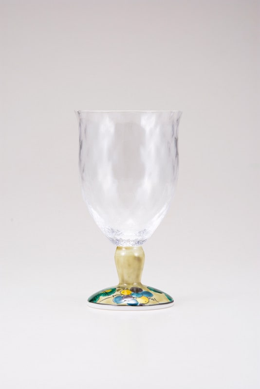 フリーグラス大（格子）ぶどうアメ釉