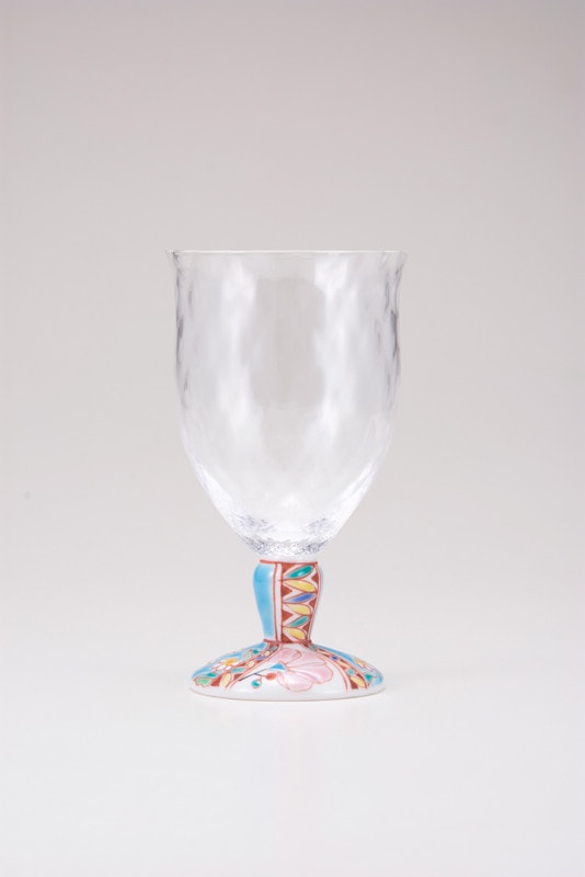 フリーグラス大（格子）花のタペストリー