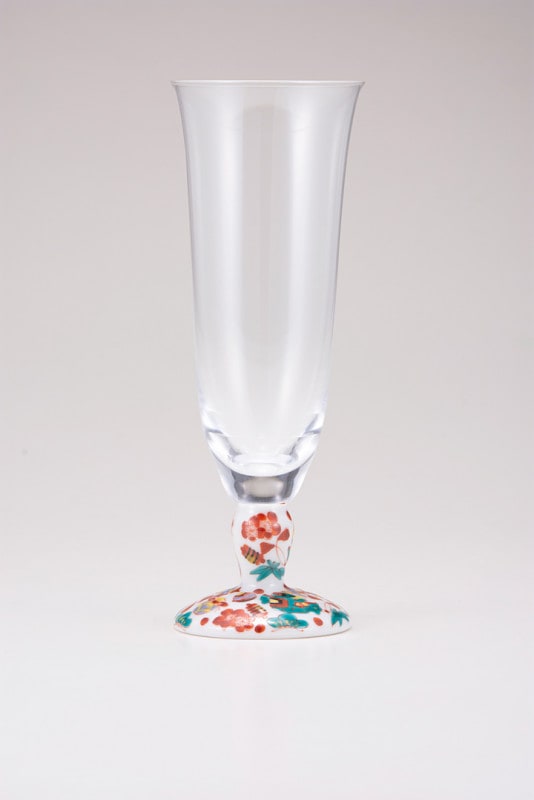 麦酒グラス（無地）宝尽し