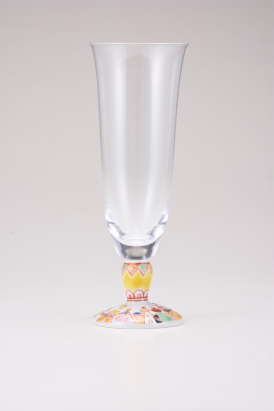 麦酒グラス（無地）街の広場