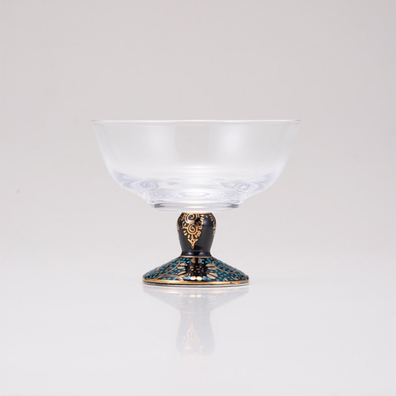 九谷 青粒 歌仙盃 酒盃 本金青粒 [ 中田龍山 ]