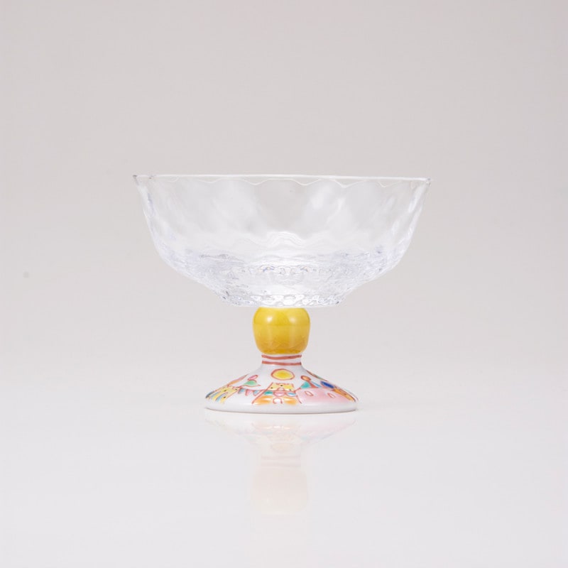 デザートグラス小（格子）街の広場