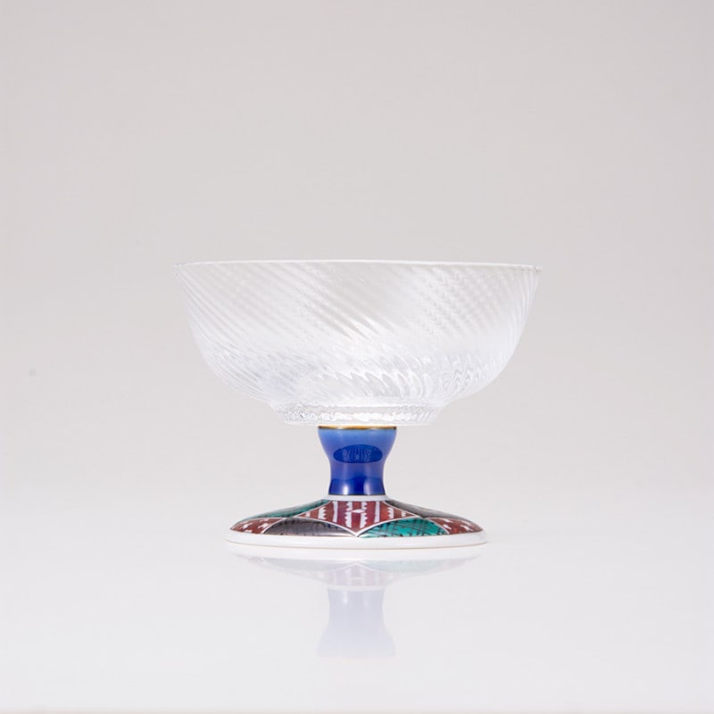 デザートグラス中（斜）石畳（四面）