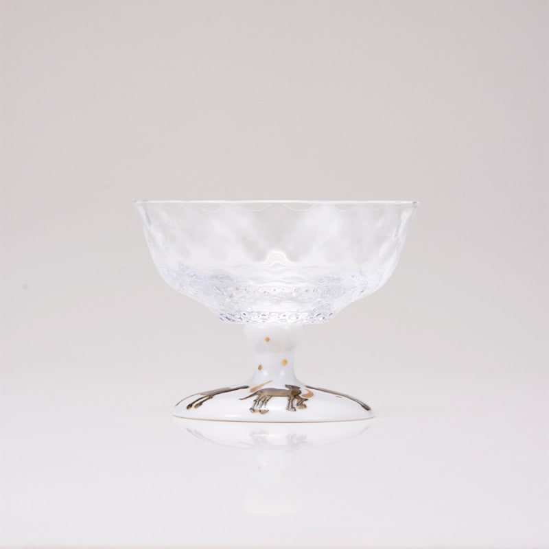 デザートグラス中（格子）月夜のらくだ