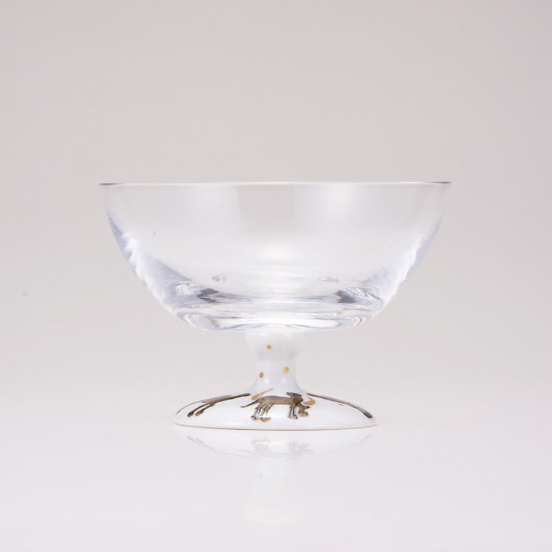 デザートグラス大（無地）月夜のらくだ