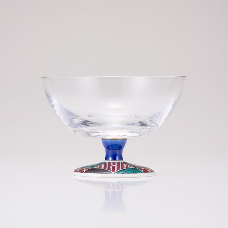 デザートグラス大（無地）石畳（四面）