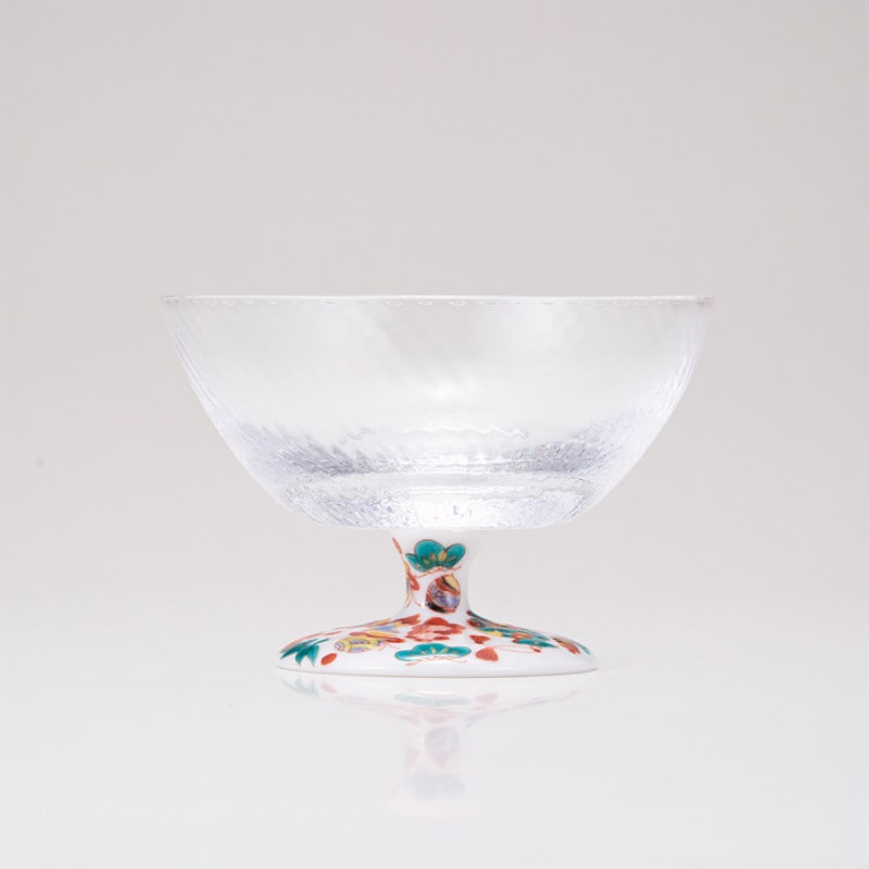 デザートグラス大（斜）宝尽し