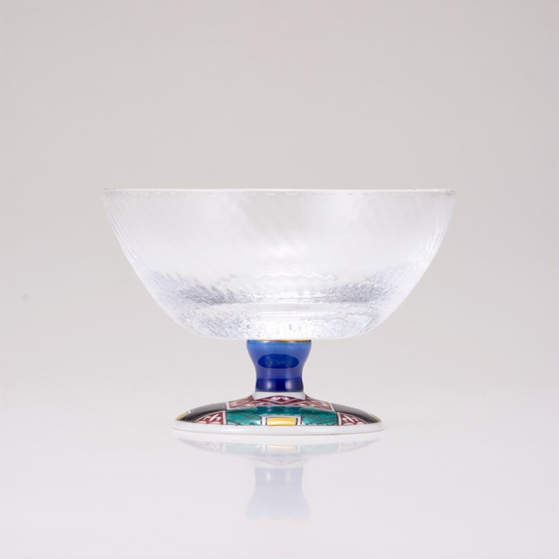 デザートグラス大（斜）石畳（四角）