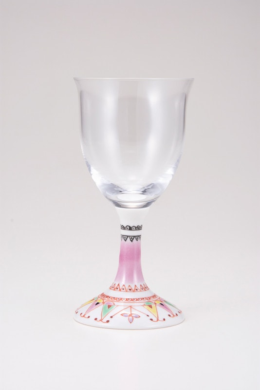 ワイングラス小（無地）めばえ