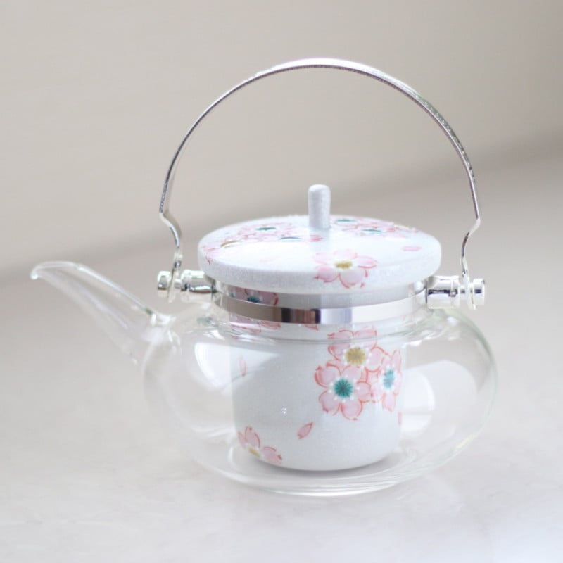 九谷ちろり　さくら文シルバー