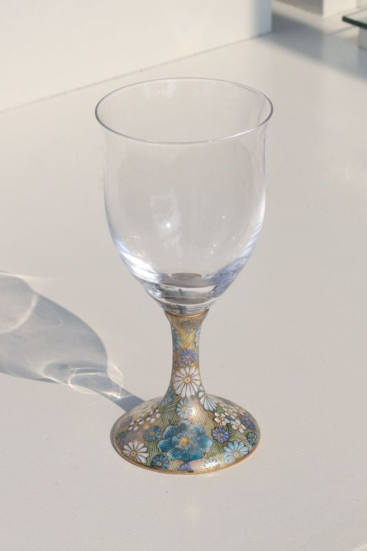 ワイングラス大（無地）令和金花詰そらいろ